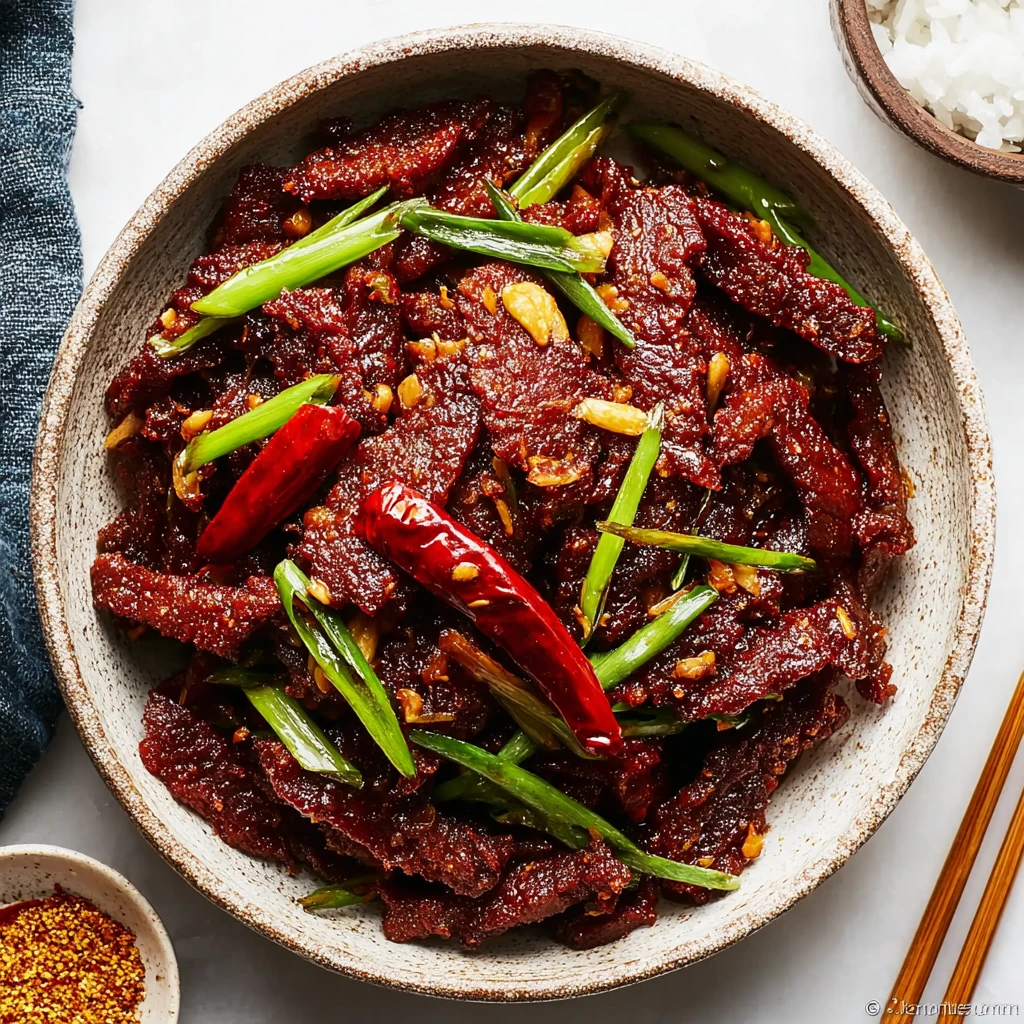 5-Ingredient Sichuan Crispy Beef That’s Bursting with Flavor