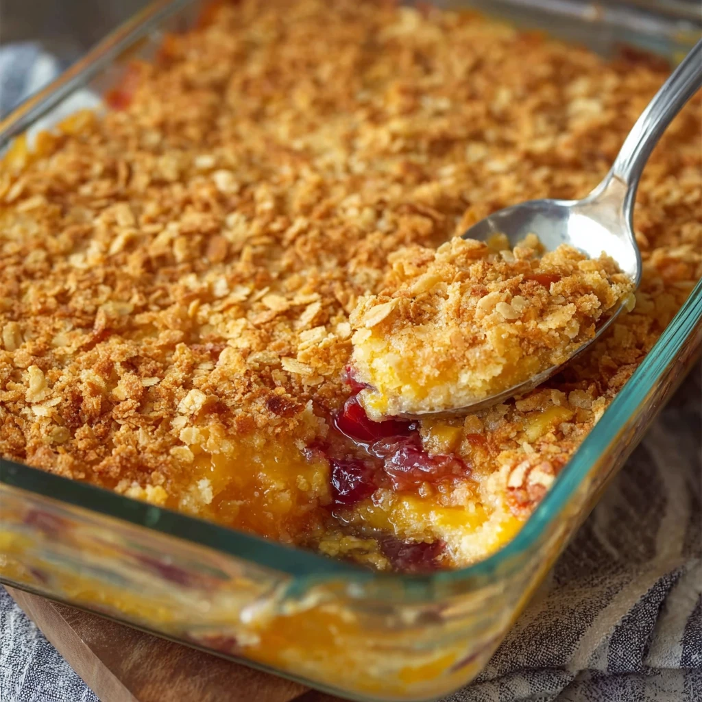 Aunt Betty’s Homestyle Cherry Pineapple Dump Cake
