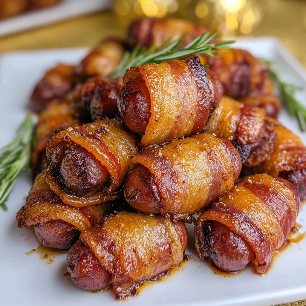 Bacon Wrapped Little Smokies Easy Party Appetizer
