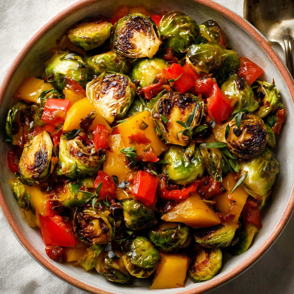 Cider-Glazed Brussels Sprouts