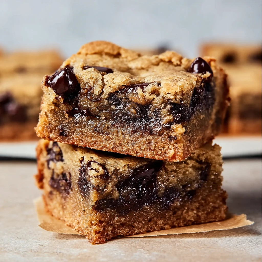Indulge Guilt-Free: Flourless Chocolate Chip Chickpea Blondies