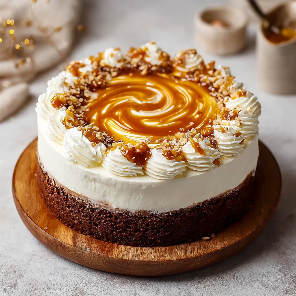 Indulge in Soft & Moist Caramel Brûlée Latte Cake Bliss