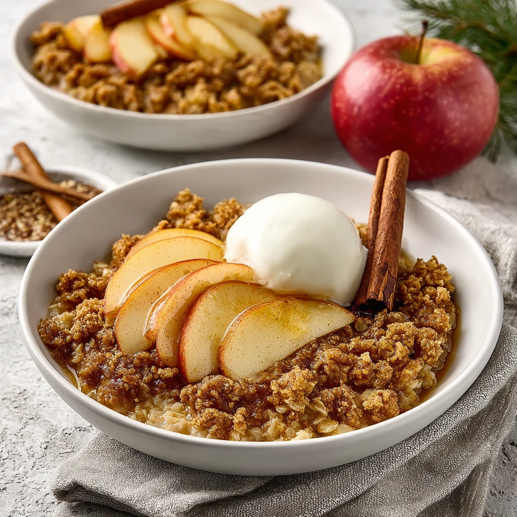 Irresistible Apple Cinnamon Breakfast Crumble Recipe