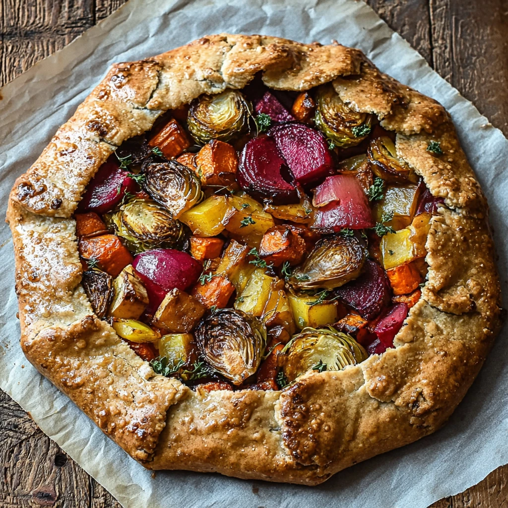 Irresistible Balsamic Roasted Veggie Galette Recipe