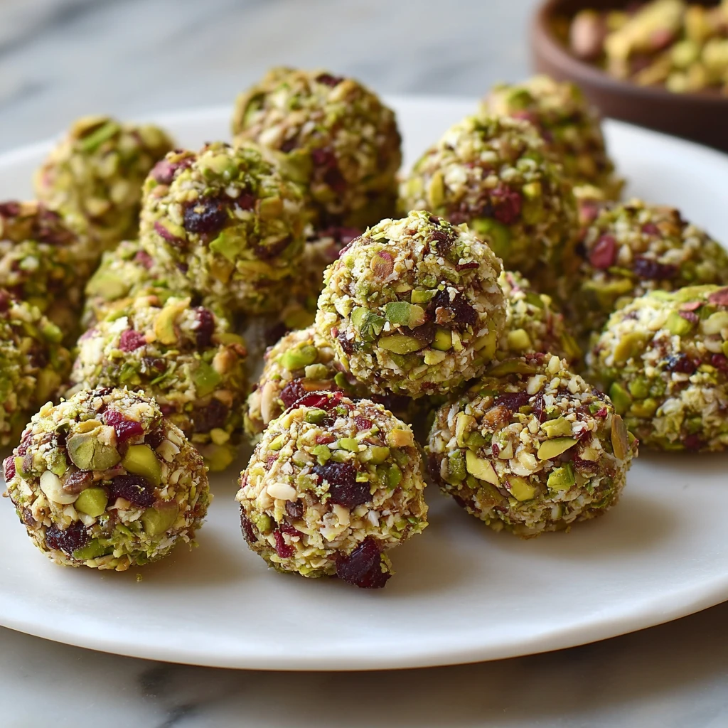 Irresistible Goat Cheese Truffles with Pistachio Crust