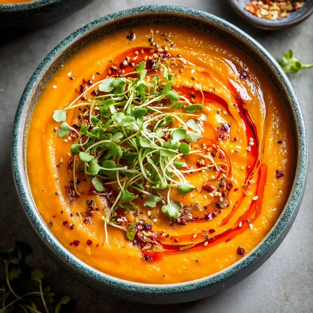 Moroccan Carrot and Lentil Soup