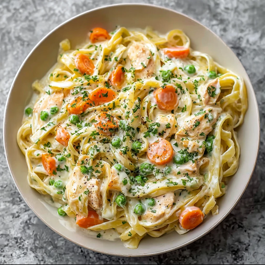 Steps Makeahead Chicken Veggie Alfredo