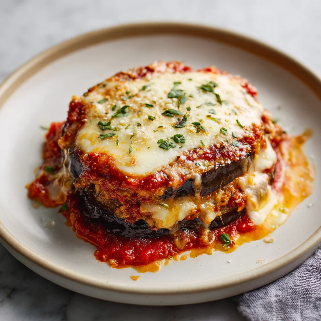 Baked Eggplant Parmesan Recipe