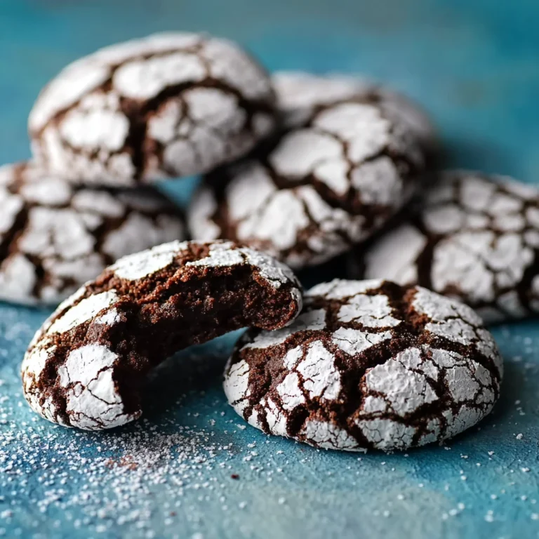 Chocolate Crinkle Cookies