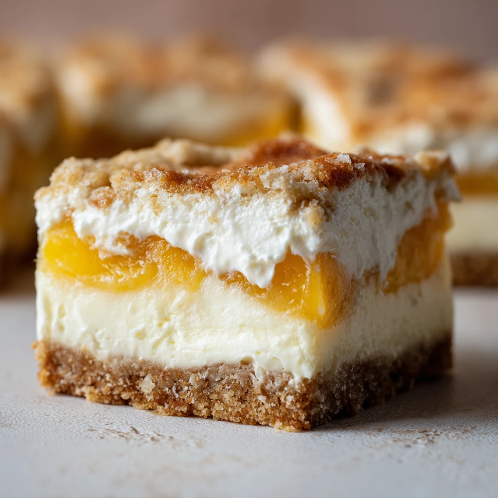 Best Peaches And Cream Cheesecake Bars Recipe Easy Peaches Cream Cheesecake Bars Gluten-free Peaches And Cream Cheesecake ...