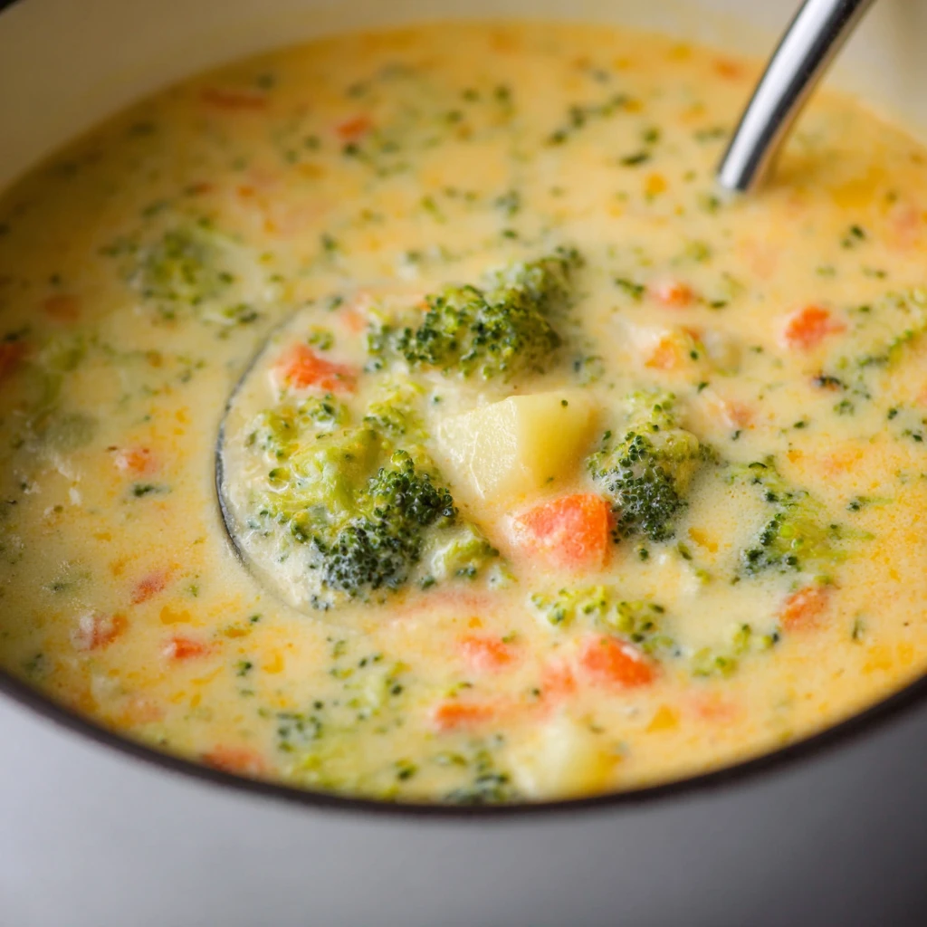 Broccoli Cheese Potato Soup