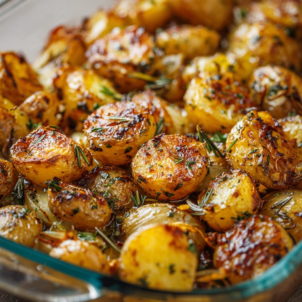 Classic Roasted Potatoes And Onions Recipe Easy Roasted Potatoes And Onions Best Spices For Roasted Potatoes And Onions Ho...