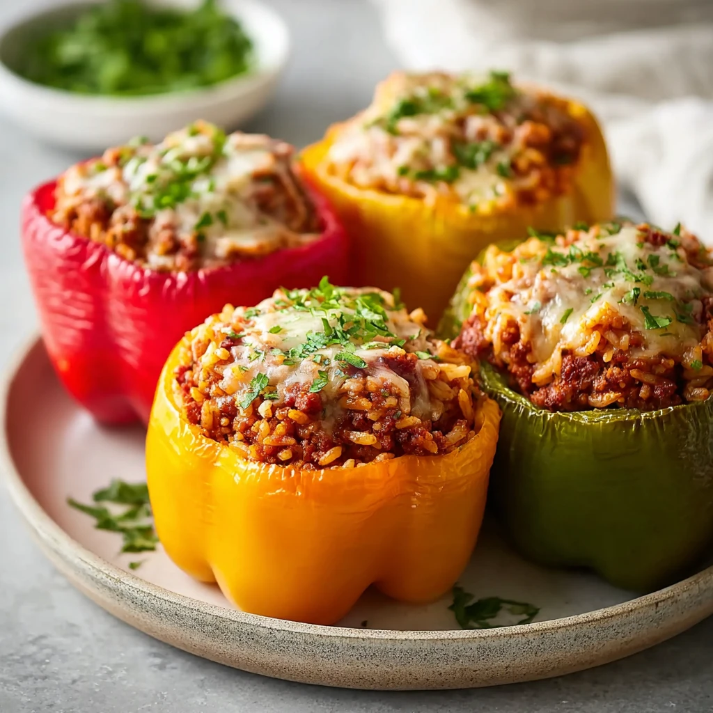 Easy Stuffed Bell Pepper Freezer Recipes Make-ahead Bell Pepper Meal Prep Ideas Stuffed Bell Peppers Meal Prep Guide Bulk ...