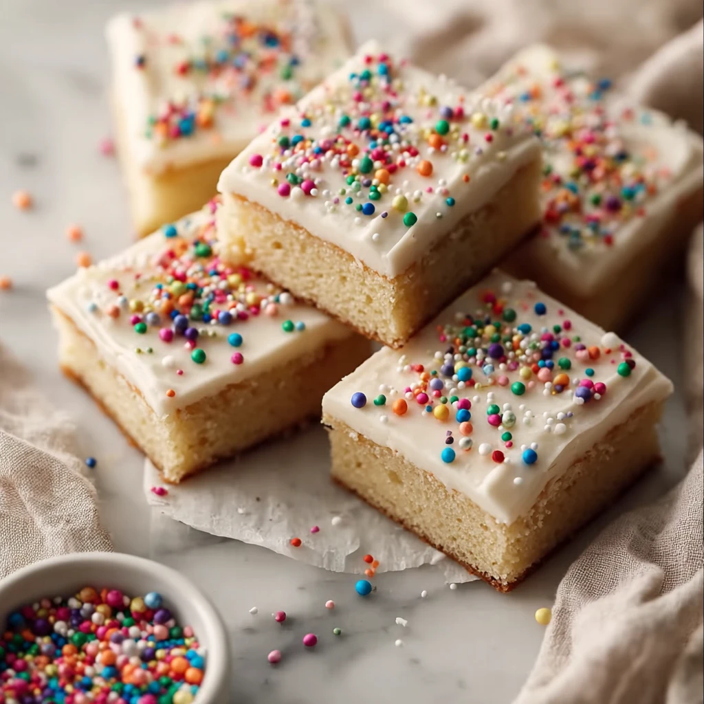 Frosted Sugar Cookie Bars Sprinkles Youll Crave