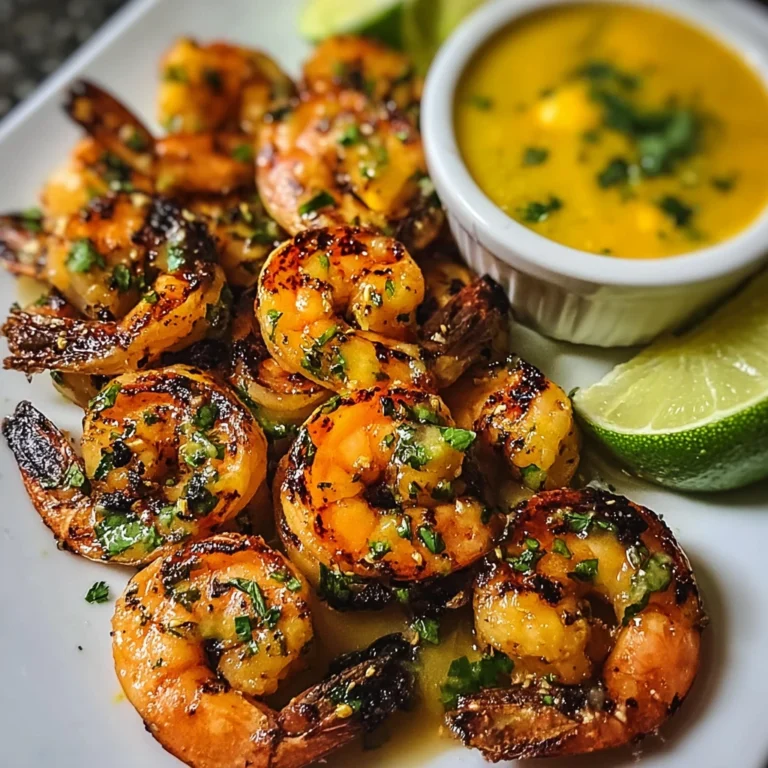 Grilled Shrimp Spicy Mango Lime Coulis Tropical Feast