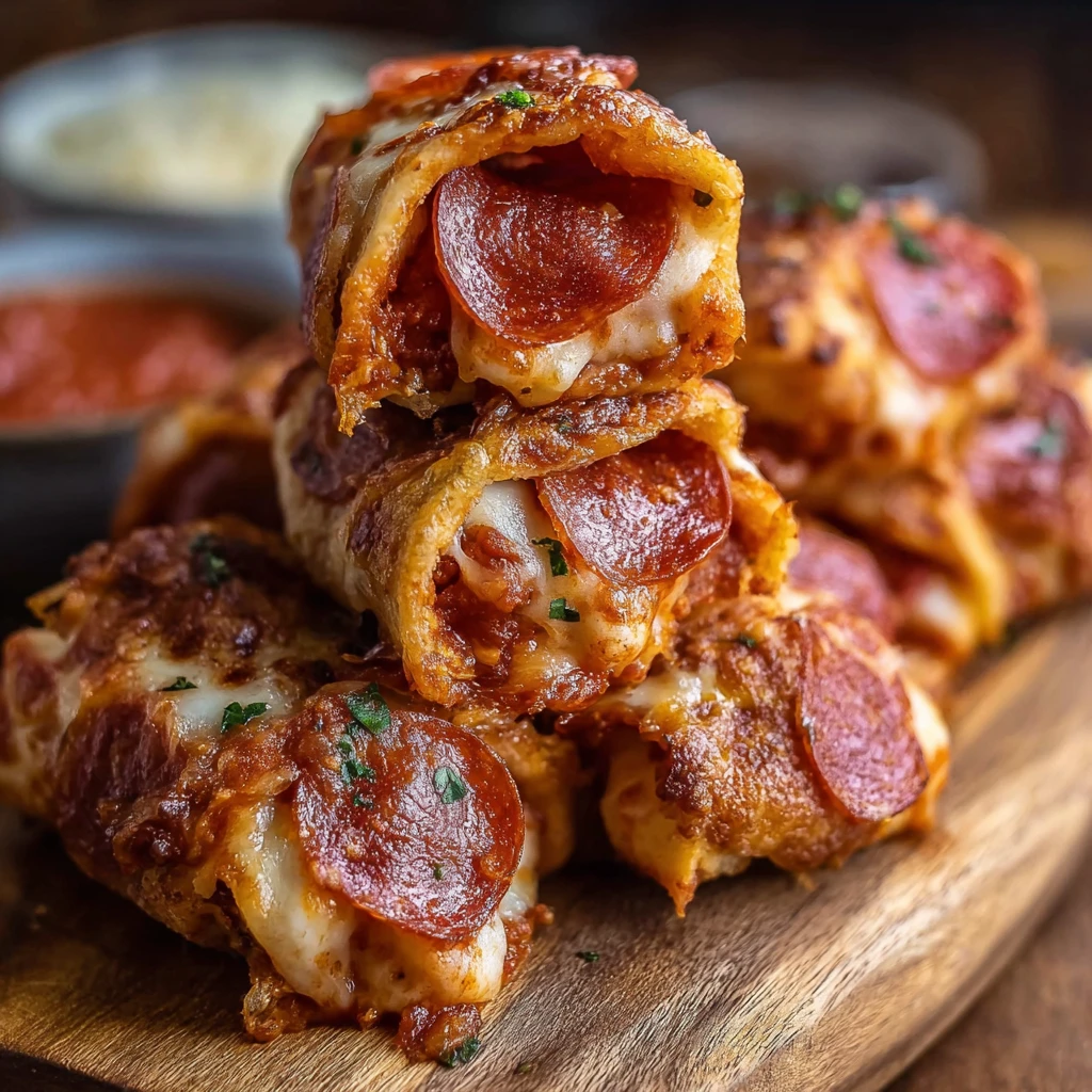 5 Quick Steps to High Protein Pepperoni Pizza Rolls