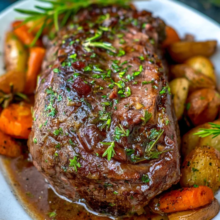 Instant Pot Red Wine Beef Roast