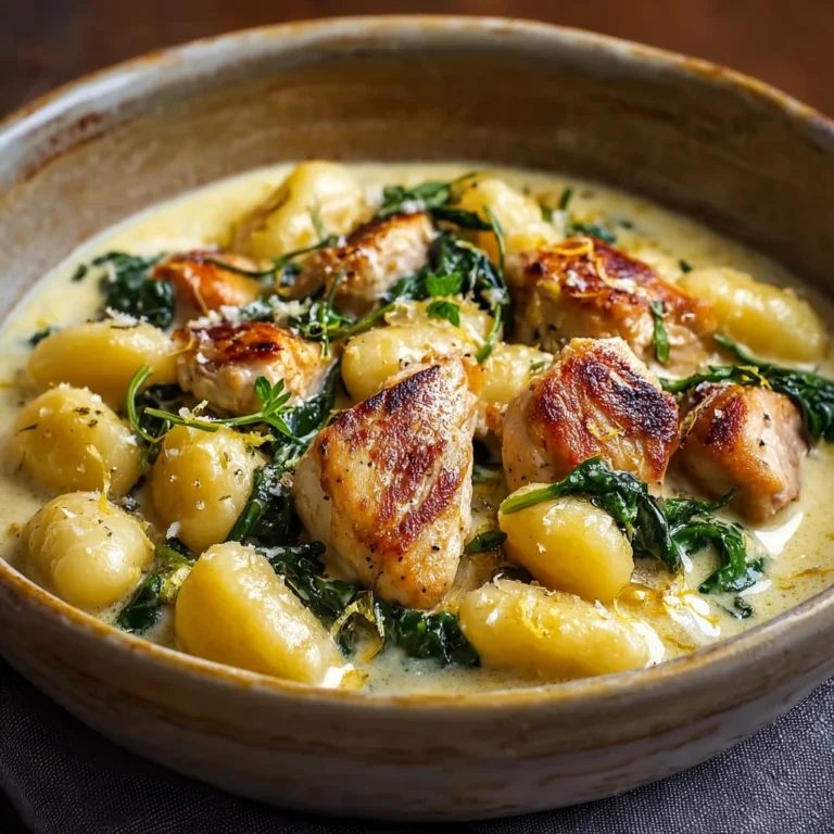 Lemon Chicken Gnocchi