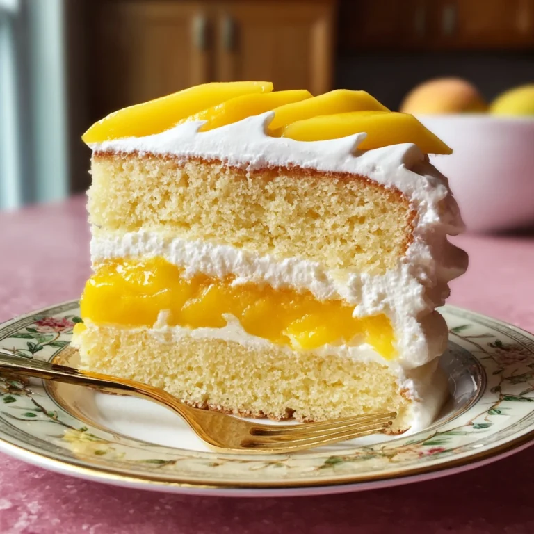 Mini Mango Yuzu Chantilly Cake That Dances Your