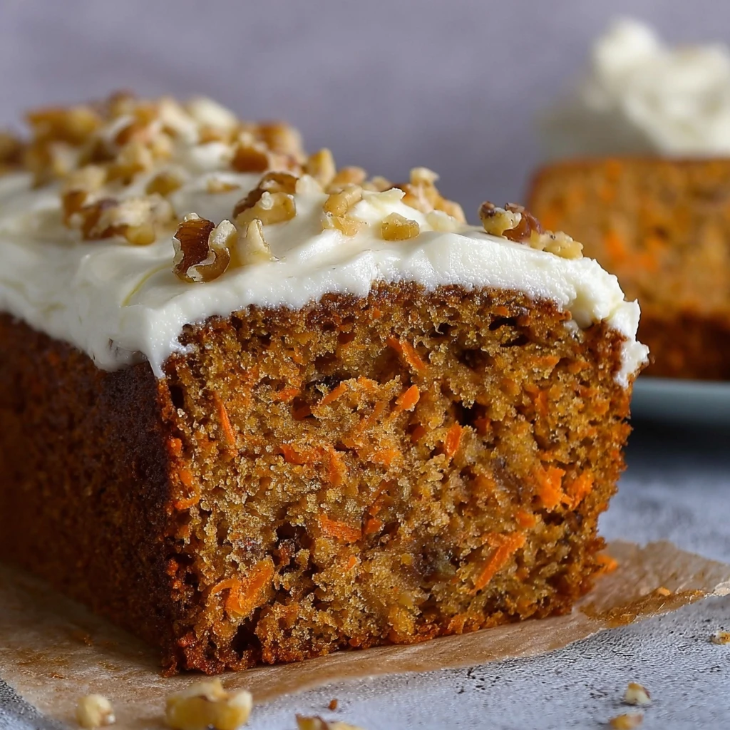 Moist Carrot Cake Loaf Recipe Oil Pan