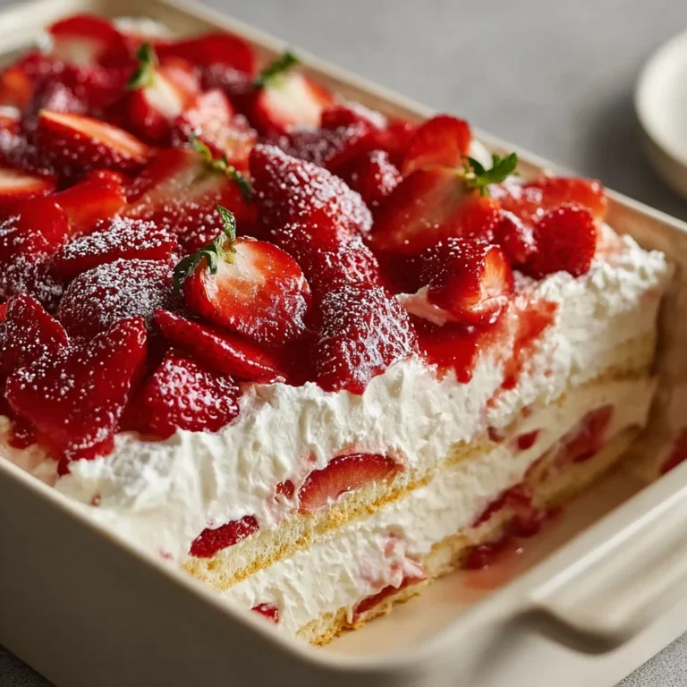 Strawberry Cream Cheese Icebox Cake