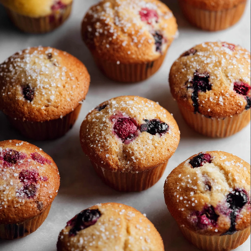 Berry Lemon Muffins
