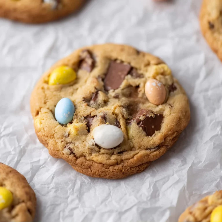 Brown Butter Cadbury Mini Egg Cookies Easter Chocolate