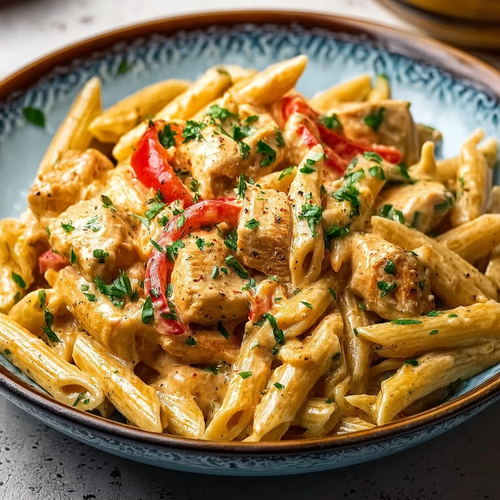 Cashew Cream Cajun Chicken Pasta