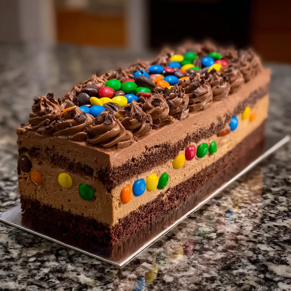 Chocolate M&M’s and Chocolate Chip Cookie
