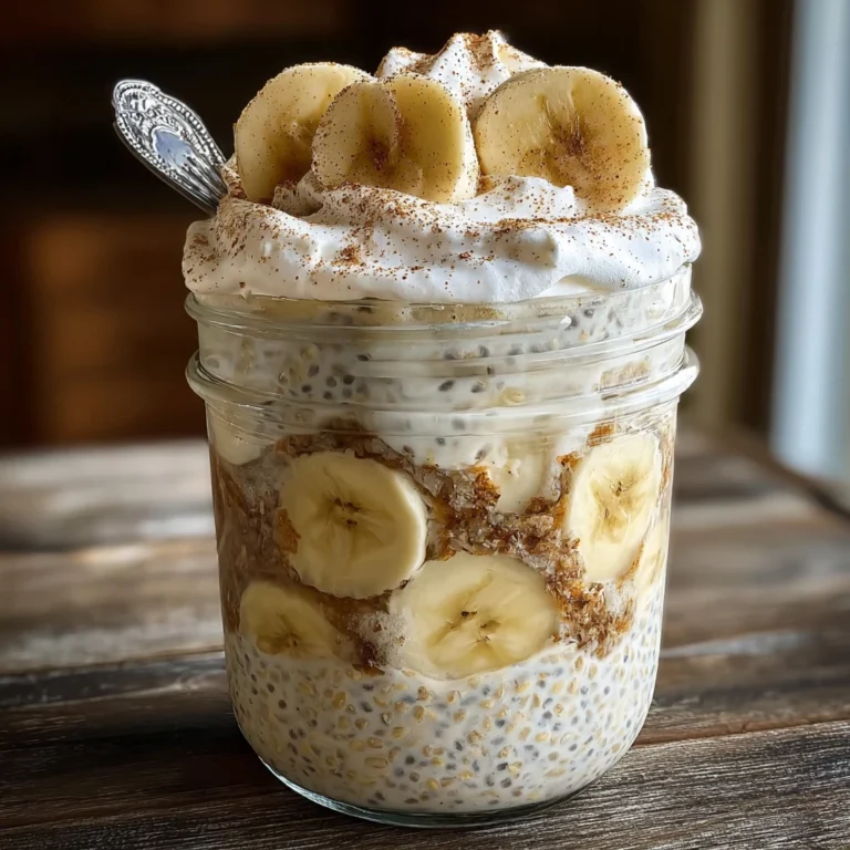 Cinnamon Roll Overnight Oats Cozy Morning Treat
