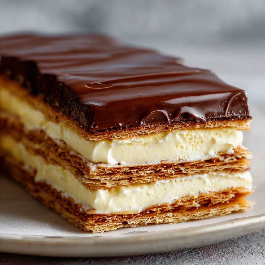 Creamy No-Bake Chocolate Éclair Cake