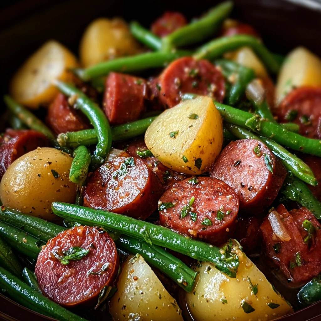 Discover the Best Crockpot Kielbasa and Green Beans Recipe that Will Wow Your Family!