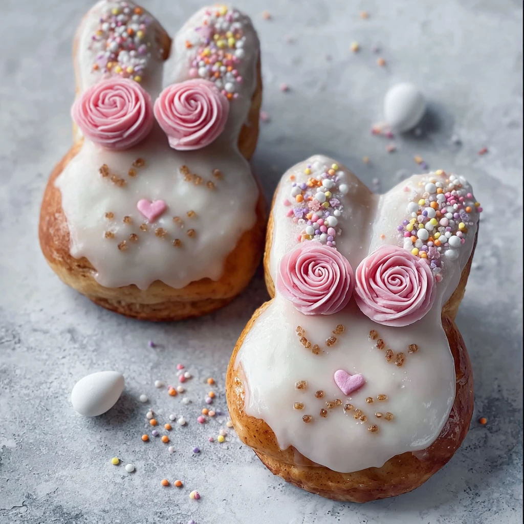 Easter Bunny Cinnamon Rolls