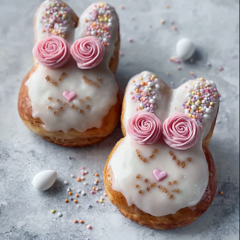 Easter Bunny Cinnamon Rolls
