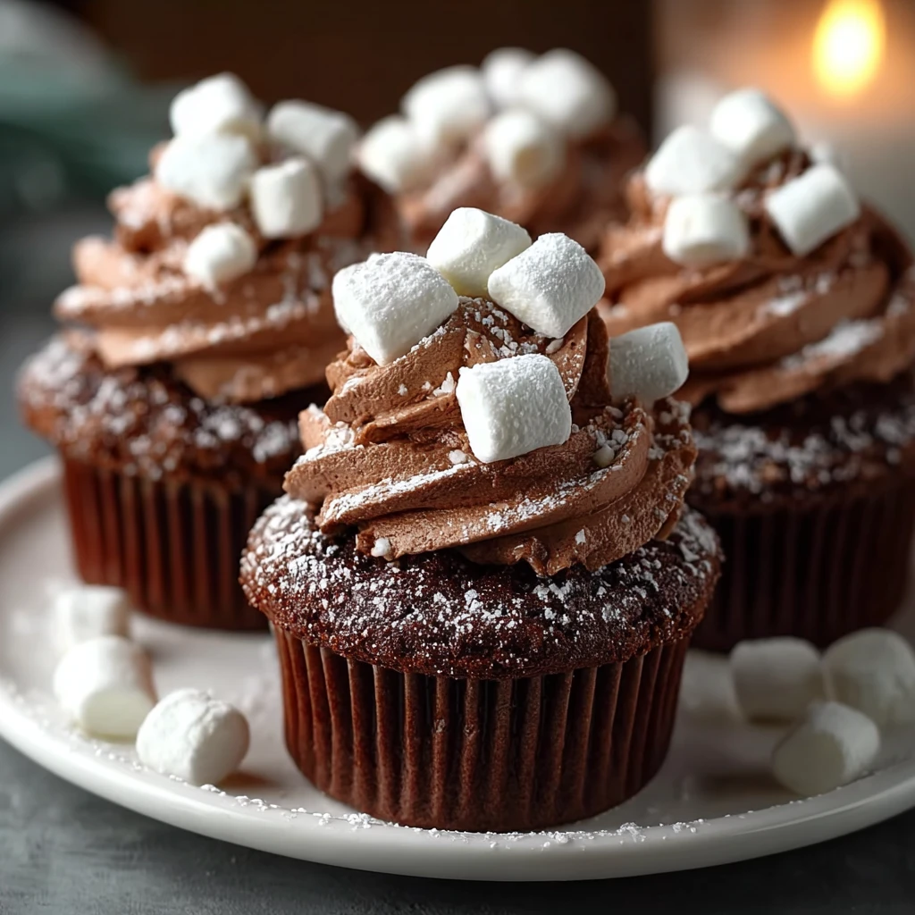 Hot Cocoa Cupcakes