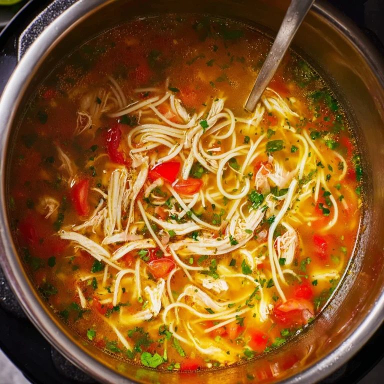 Instant Pot Asian Chicken Noodle Soup